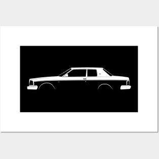 Volvo 262C Silhouette Posters and Art